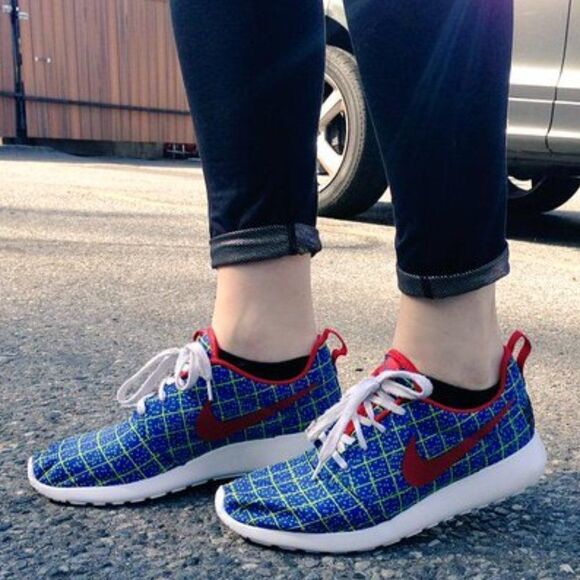 NEW NIKE Promo Tinker Hatfield ROSHE Tech Royal Blue Varsity Red Green 9 US main image 5